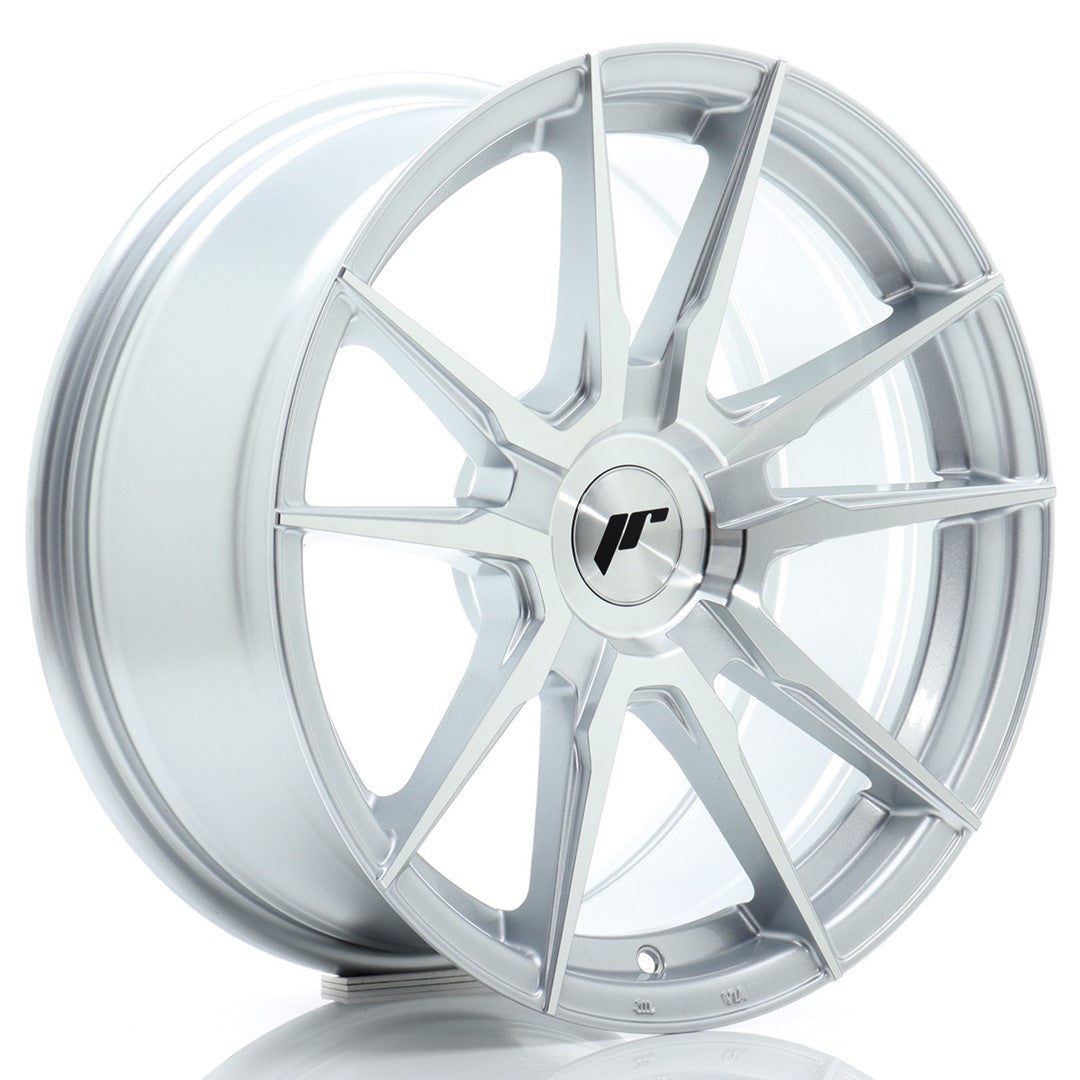 Felg JR Wheels JR21 17x8" Silver – sett forfra