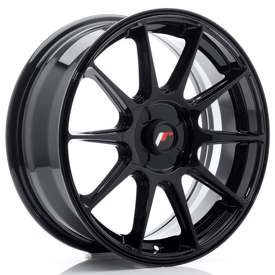 Felg JR Wheels JR11 17x7" Black – sett forfra