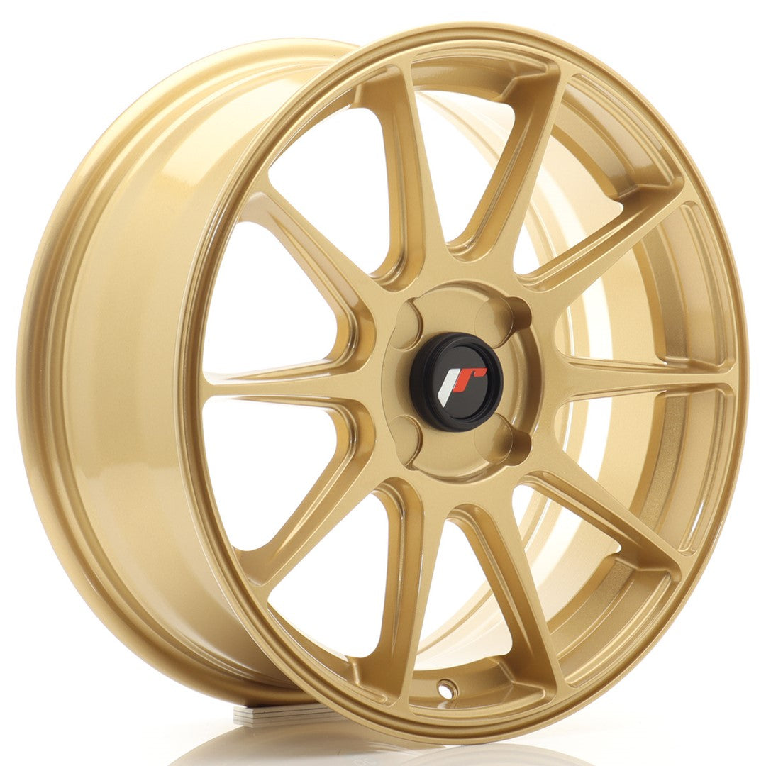 Felg JR Wheels JR11 17x7" Gold – sett forfra