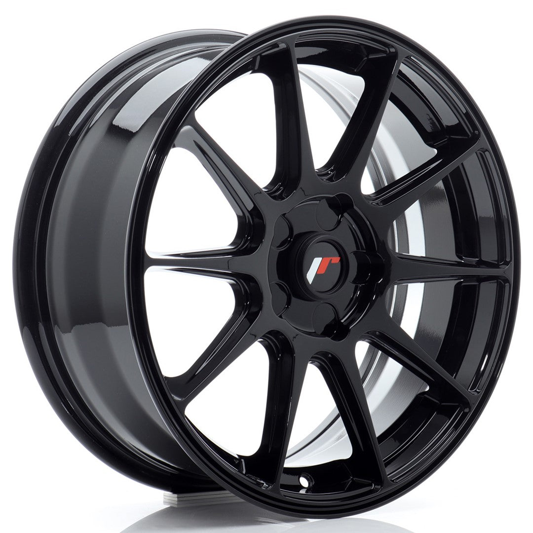 Felg JR Wheels JR11 17x7" Black – sett forfra
