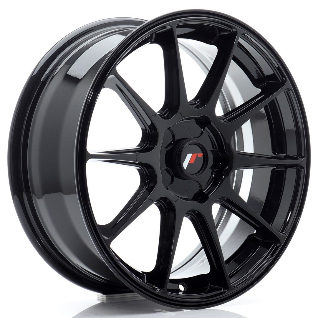 Felg JR Wheels JR11 17x7" Black – sett forfra
