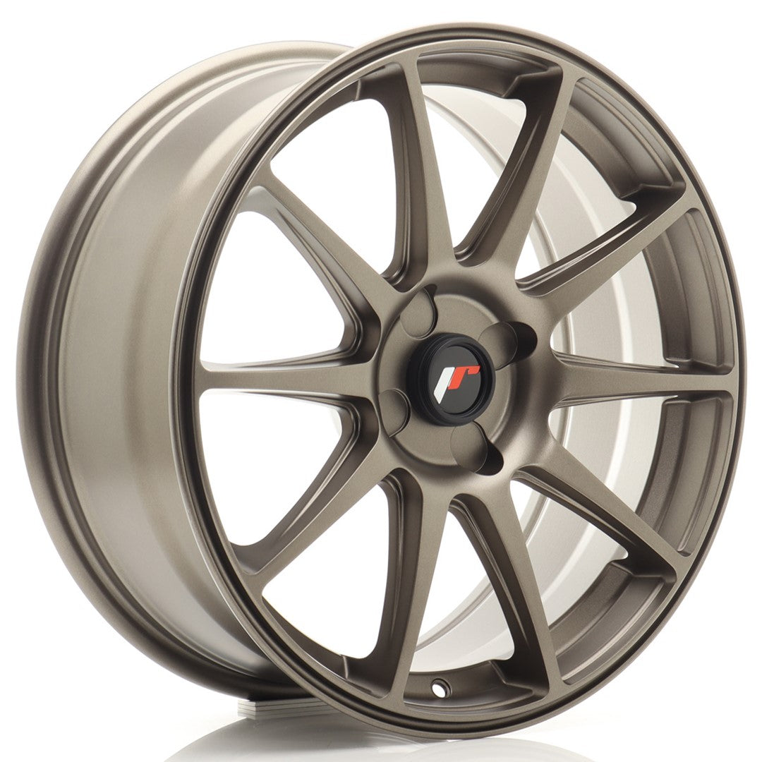 Felg JR Wheels JR11 18x7,5" Bronze – sett forfra