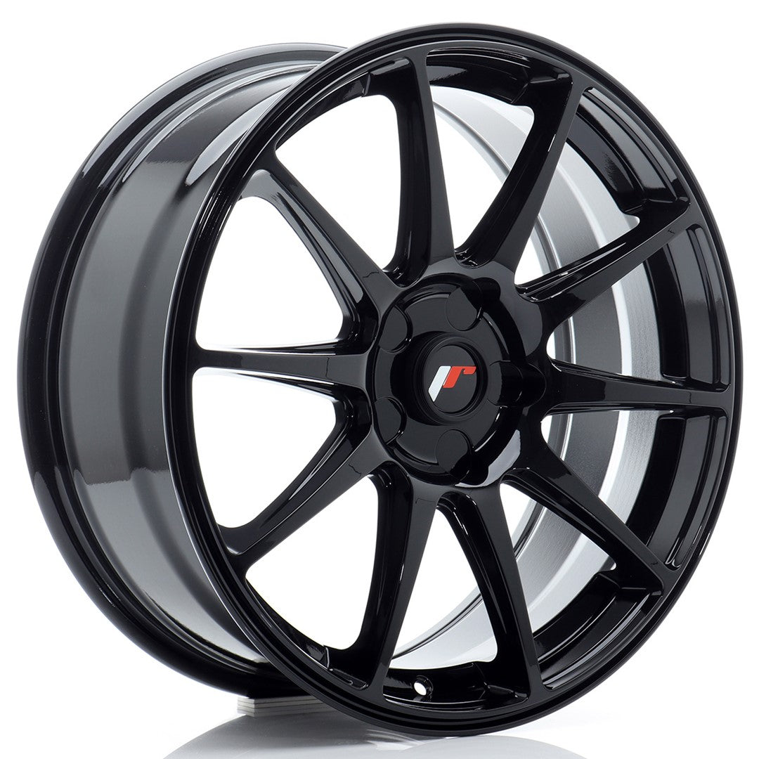 Felg JR Wheels JR11 18x7,5" Black – sett forfra