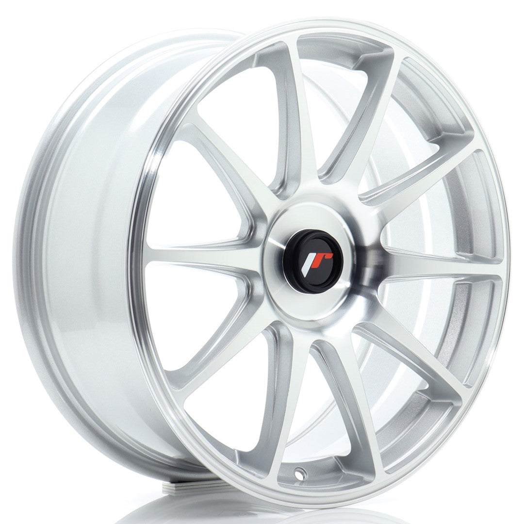 Felg JR Wheels JR11 18x7,5" Silver – sett forfra