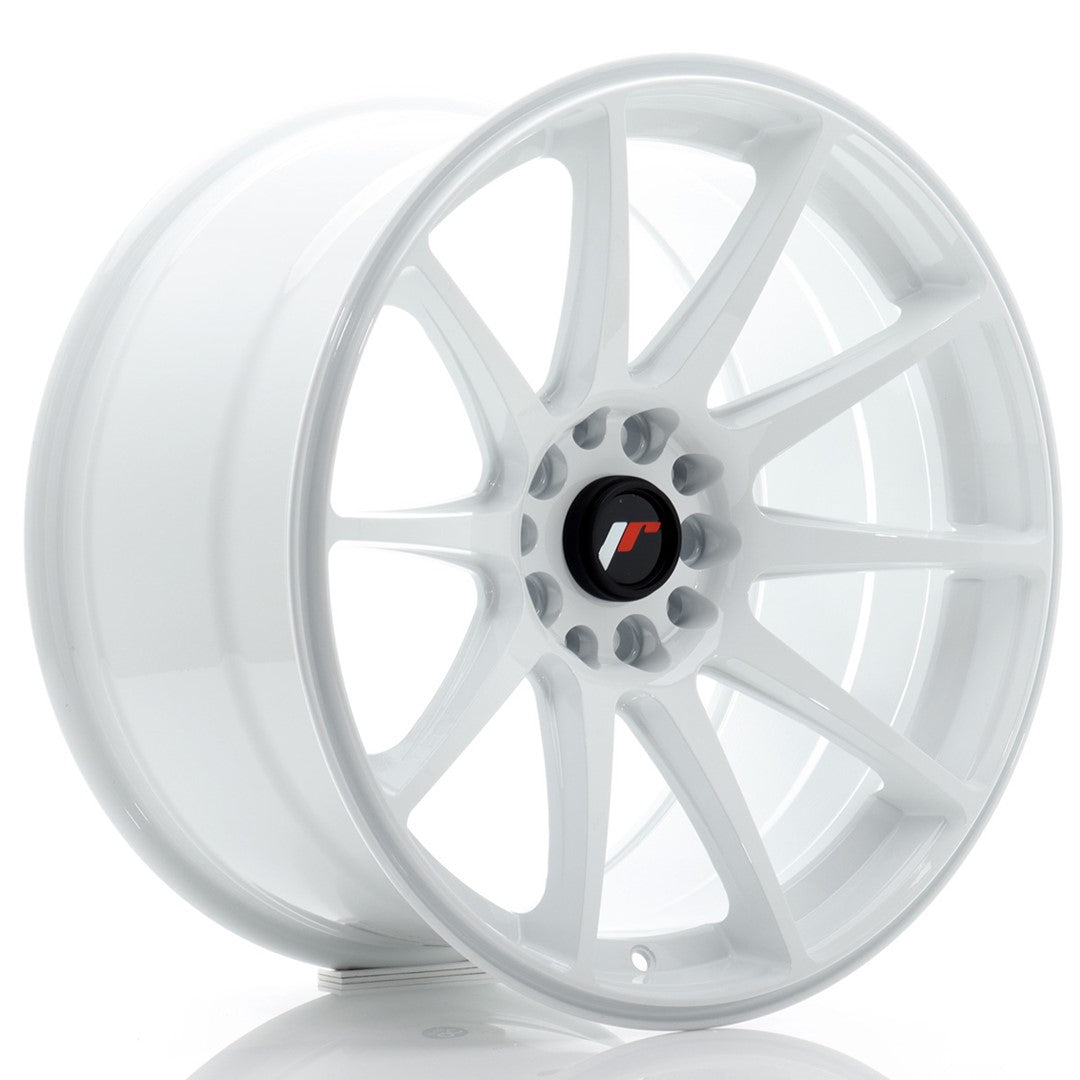 Felg JR Wheels JR11 18x9,5" White – sett forfra