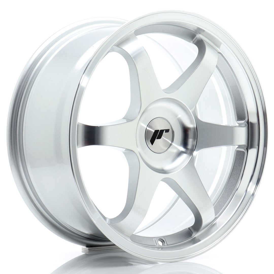 Felg JR Wheels JR3 17x8" Silver – sett forfra