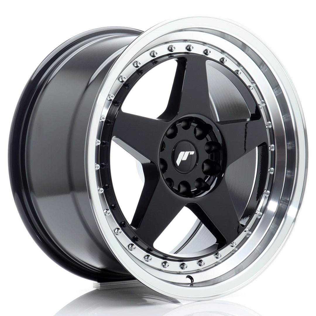 Felg JR Wheels JR6 18x9,5" Black – sett forfra