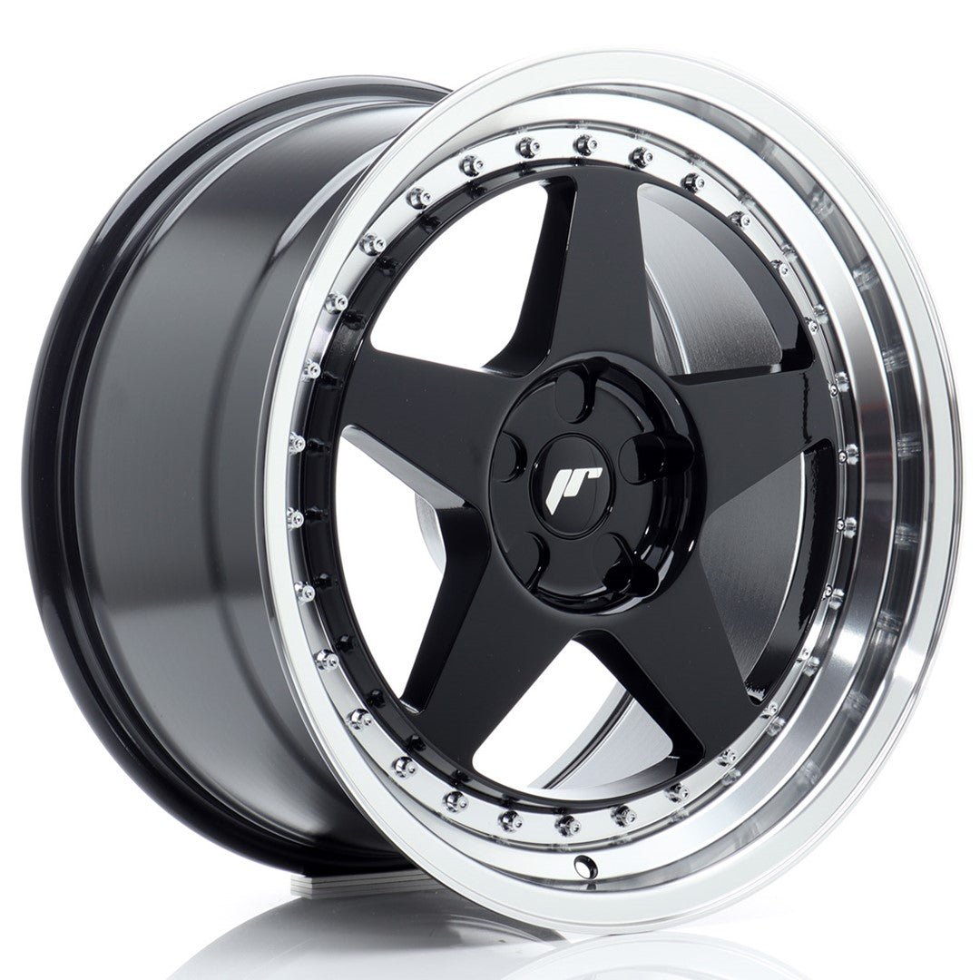 Felg JR Wheels JR6 18x9,5" Black – sett forfra
