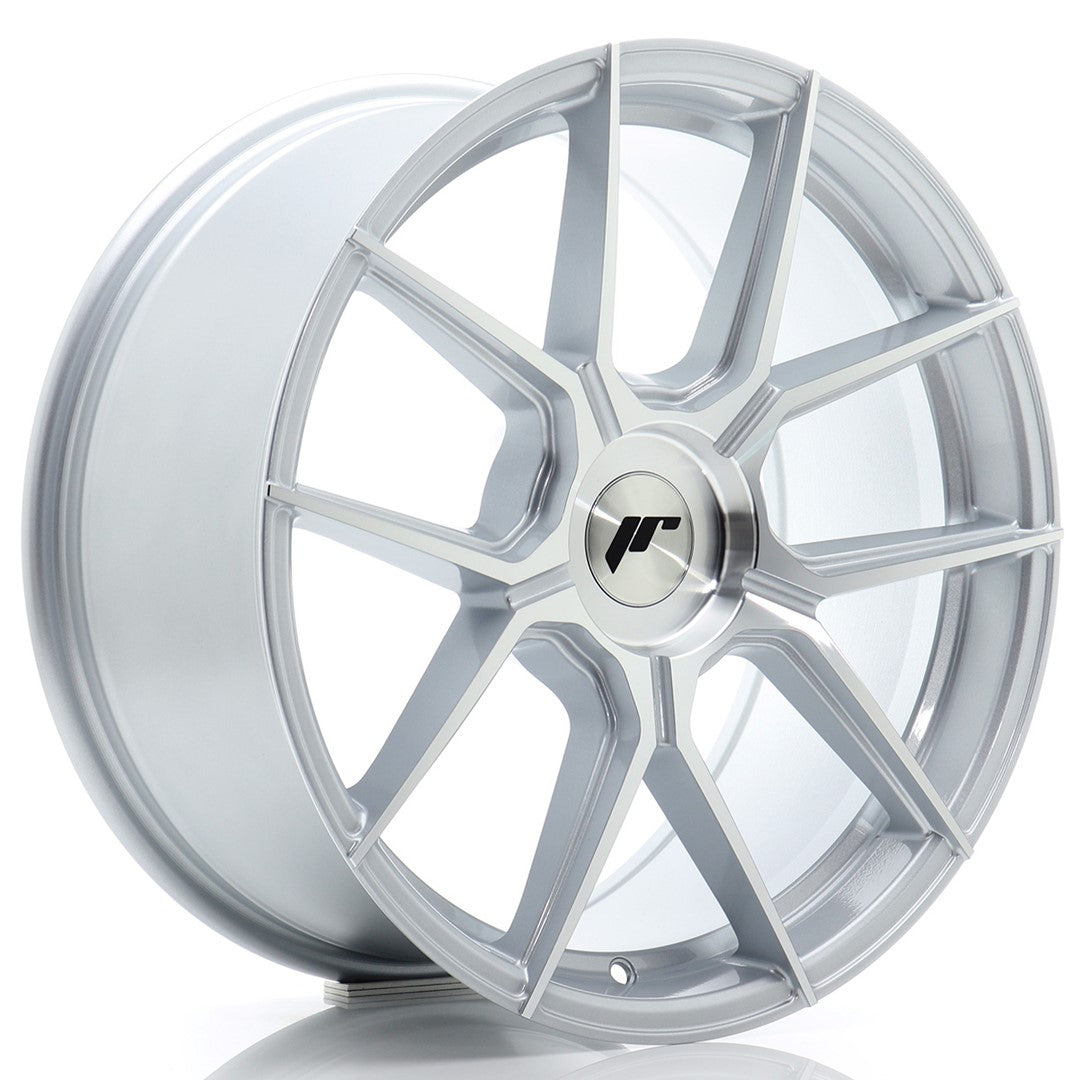 Felg JR Wheels JR30 18x8,5" Silver – sett forfra