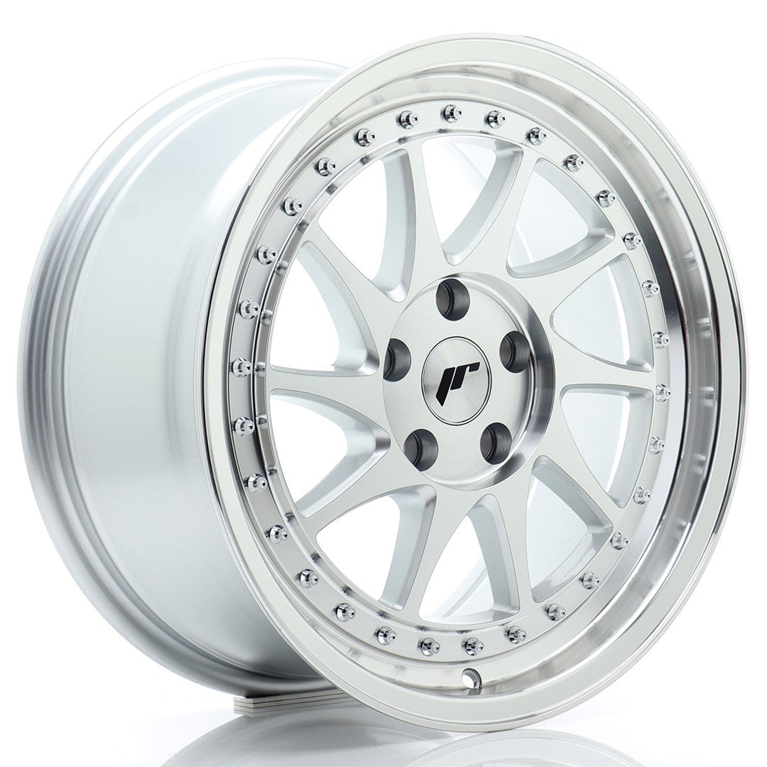 Felg JR Wheels JR26 17x8" Silver – sett forfra