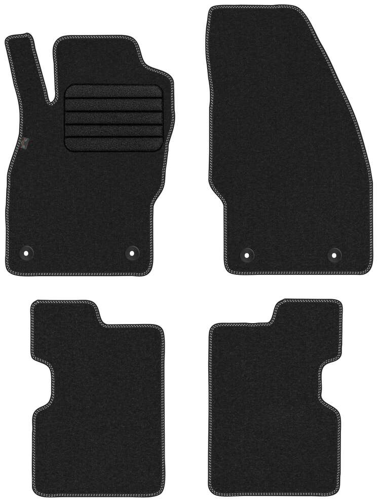Unknown stoffmatter til Opel Corsa E – premium velour tekstil
