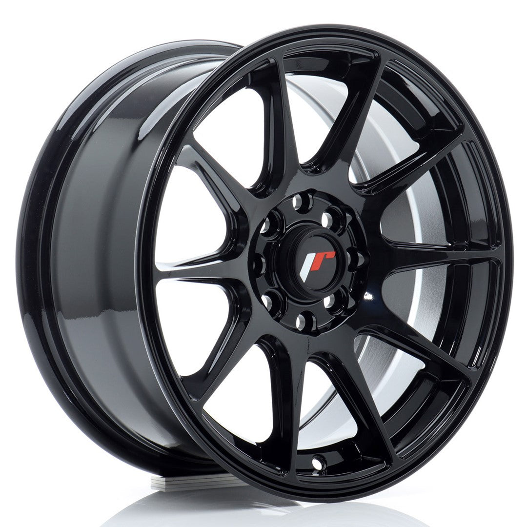 Felg JR Wheels JR11 15x7" Black – sett forfra