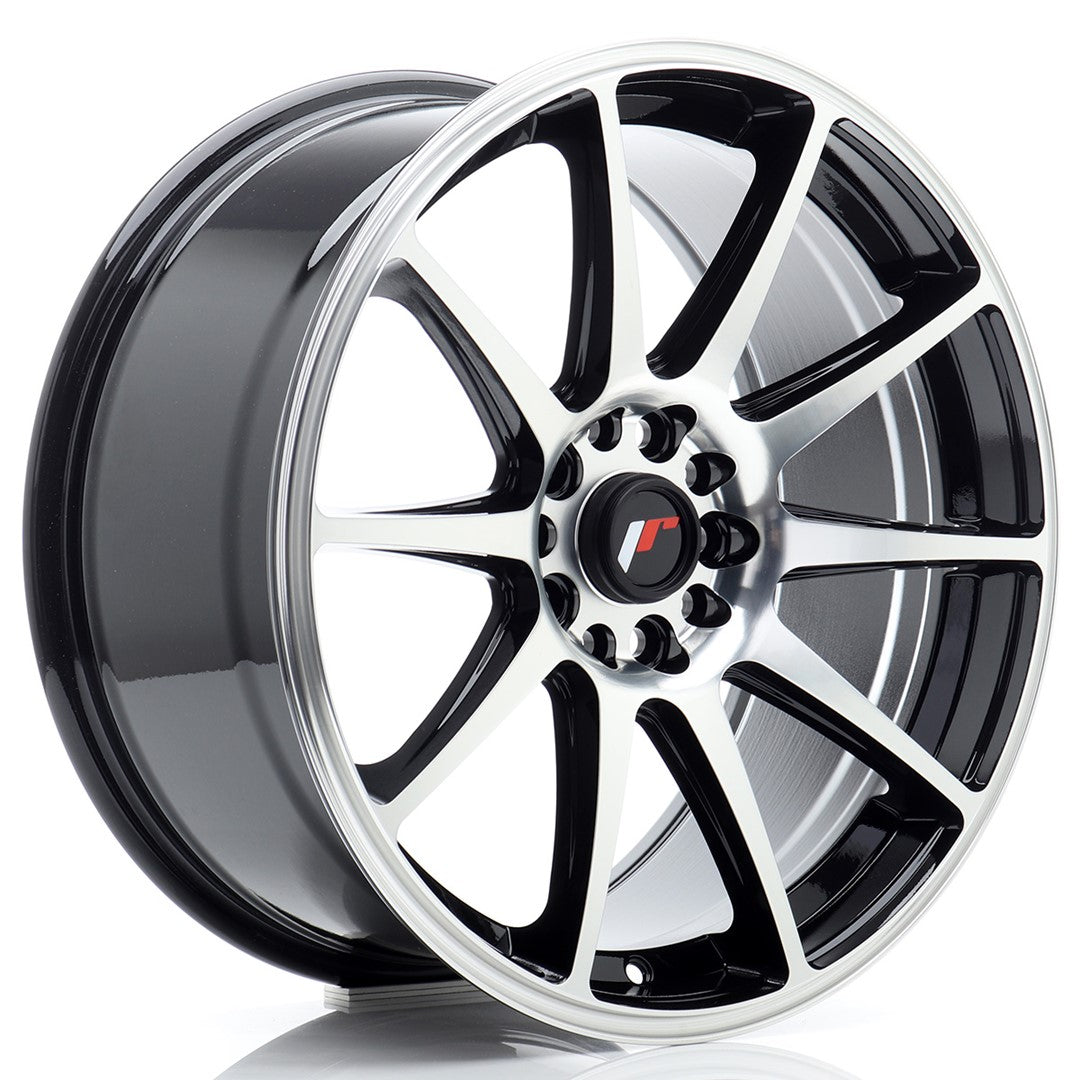 Felg JR Wheels JR11 18x8,5" Black – sett forfra