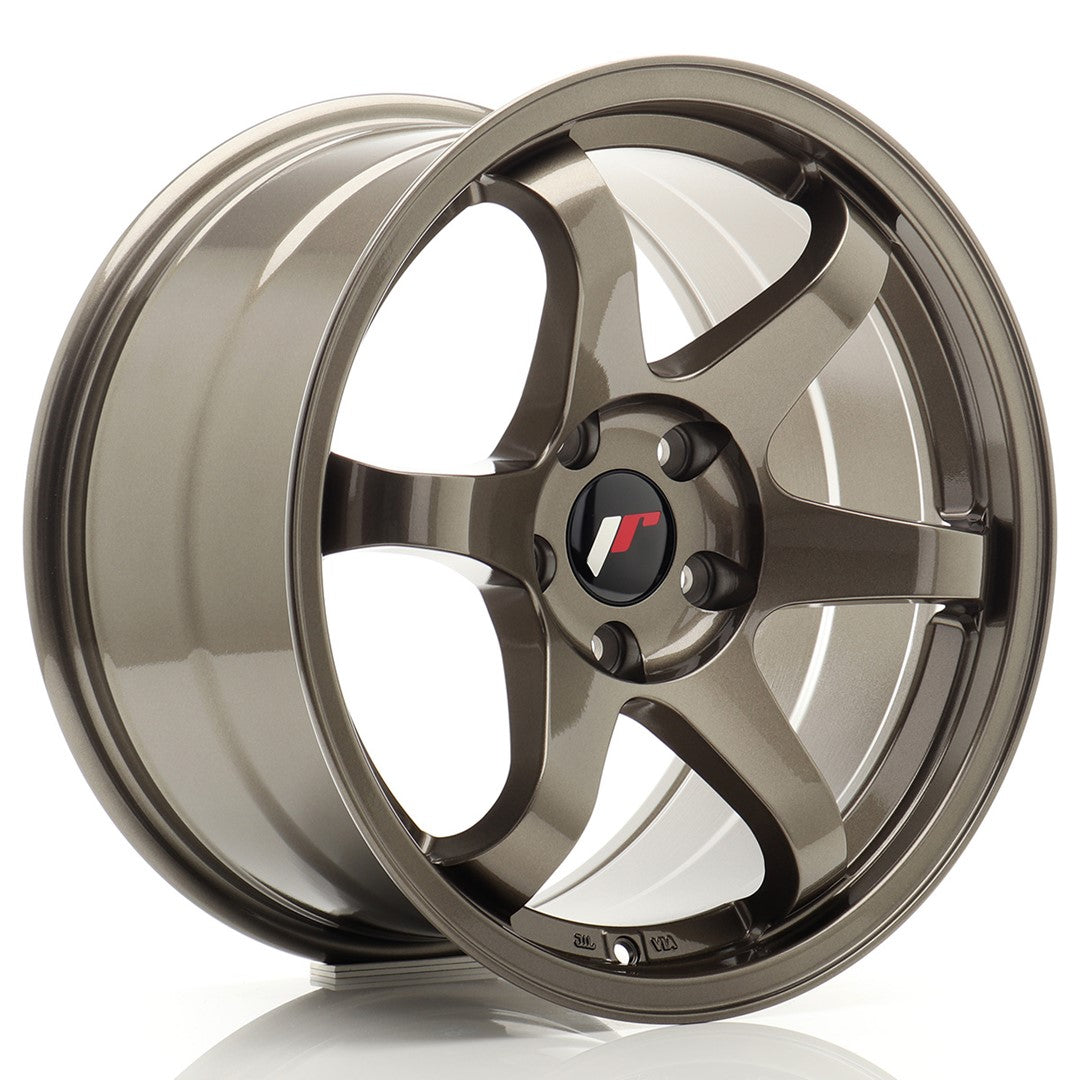 Felg JR Wheels JR3 17x9" Bronze – sett forfra