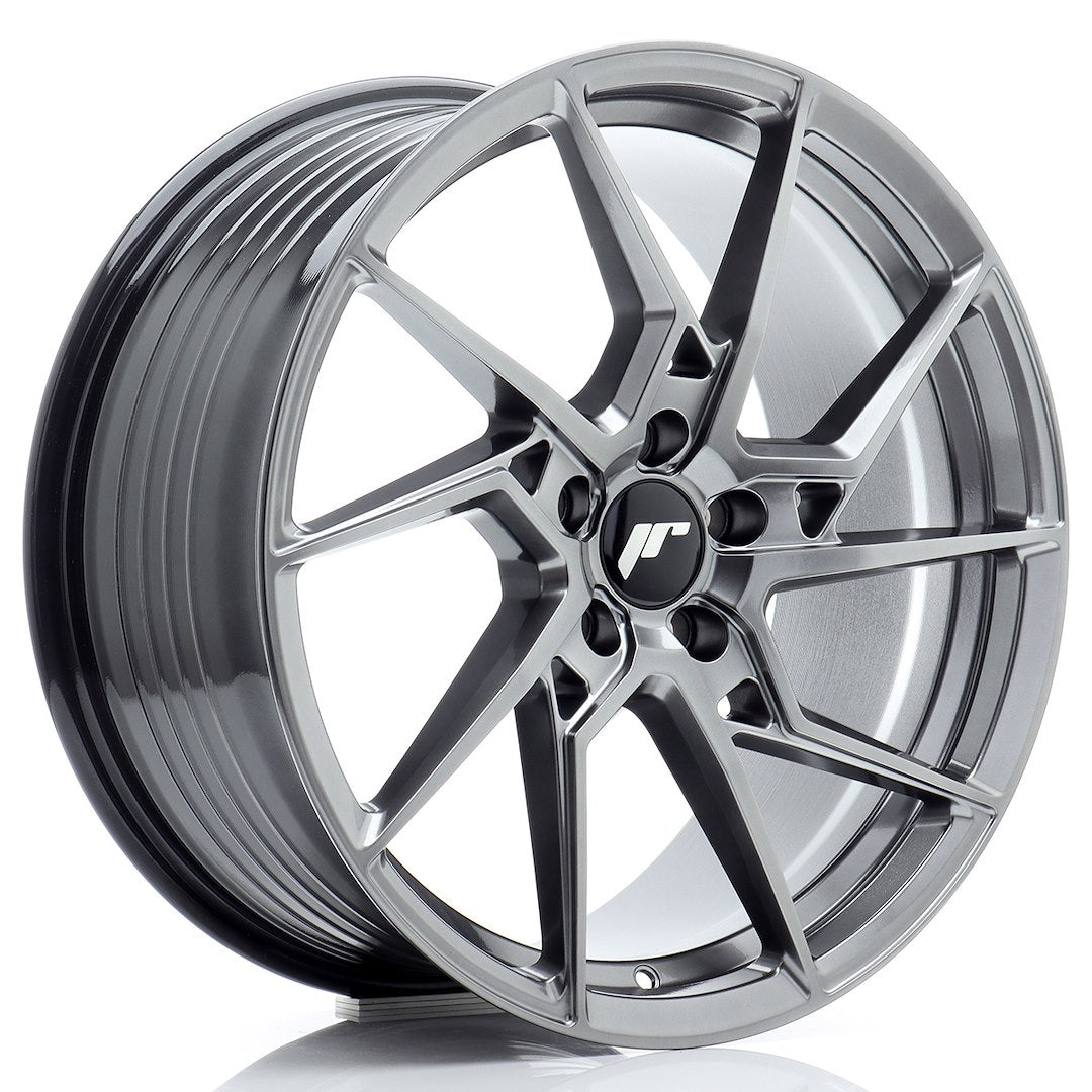 Felg JR Wheels JR33 19x8,5" Hyper Black – sett forfra