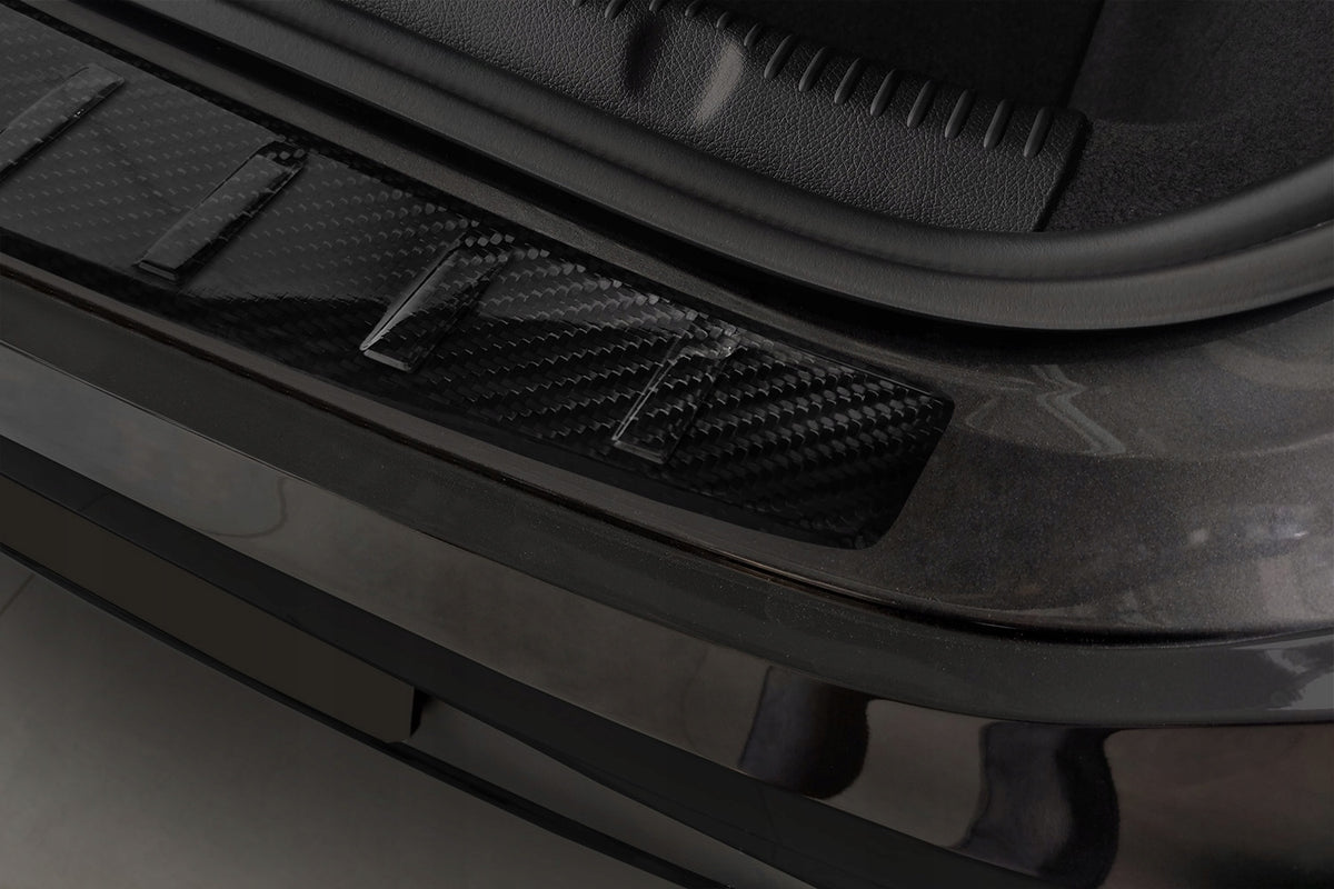 Avisa bakfangerbeskytter til Mercedes EQE (V295) / Carbon Fiber – enkel montering med 3M teip