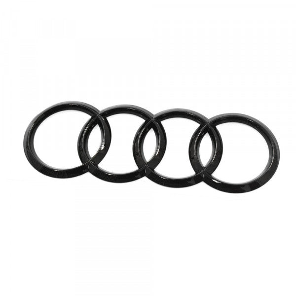Emblem/logo i svart blank finish til Audi A5/S5 F5 Coupe og Cabriolet bakluke