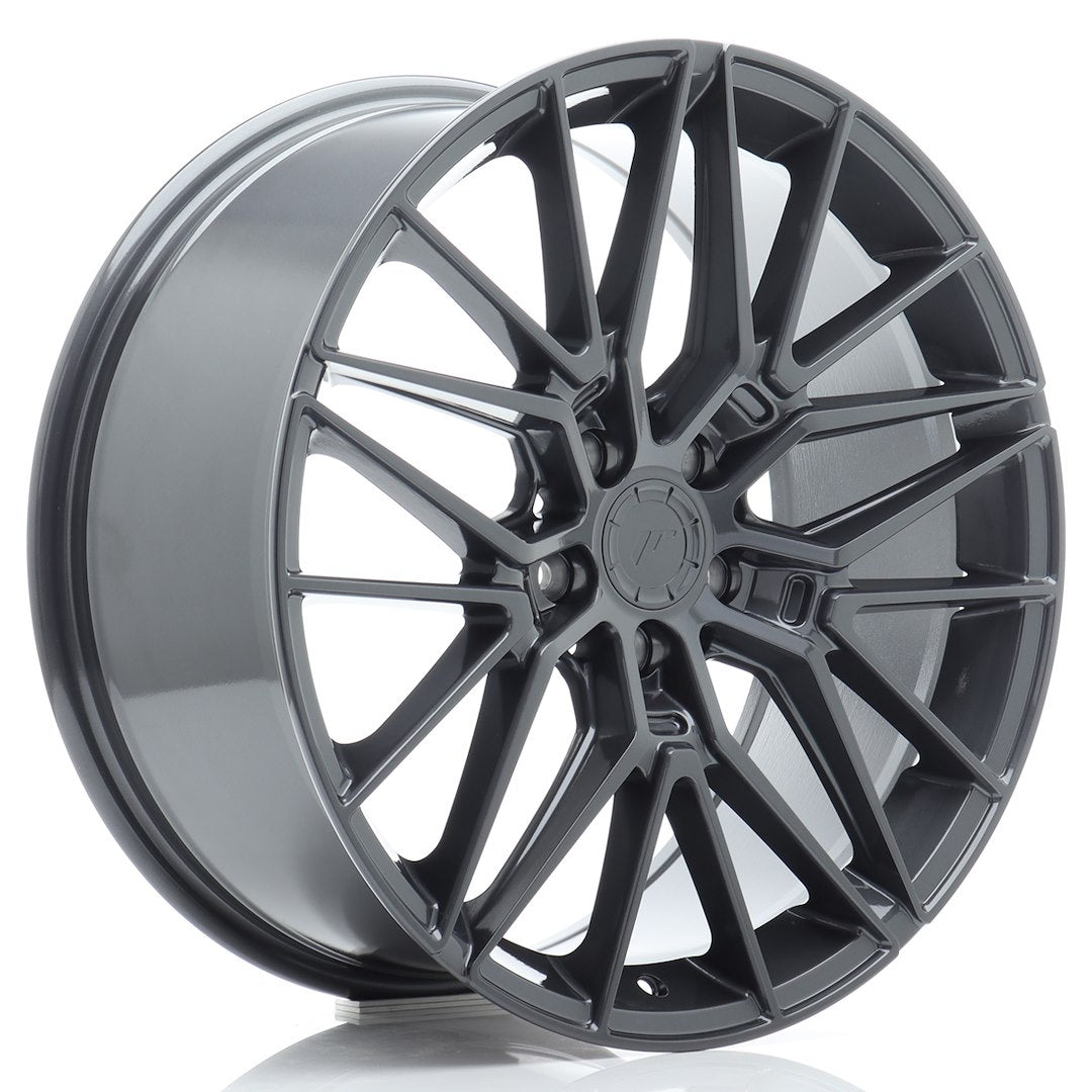 Felg JR Wheels JR38 19x8,5" Hyper Gray – sett forfra