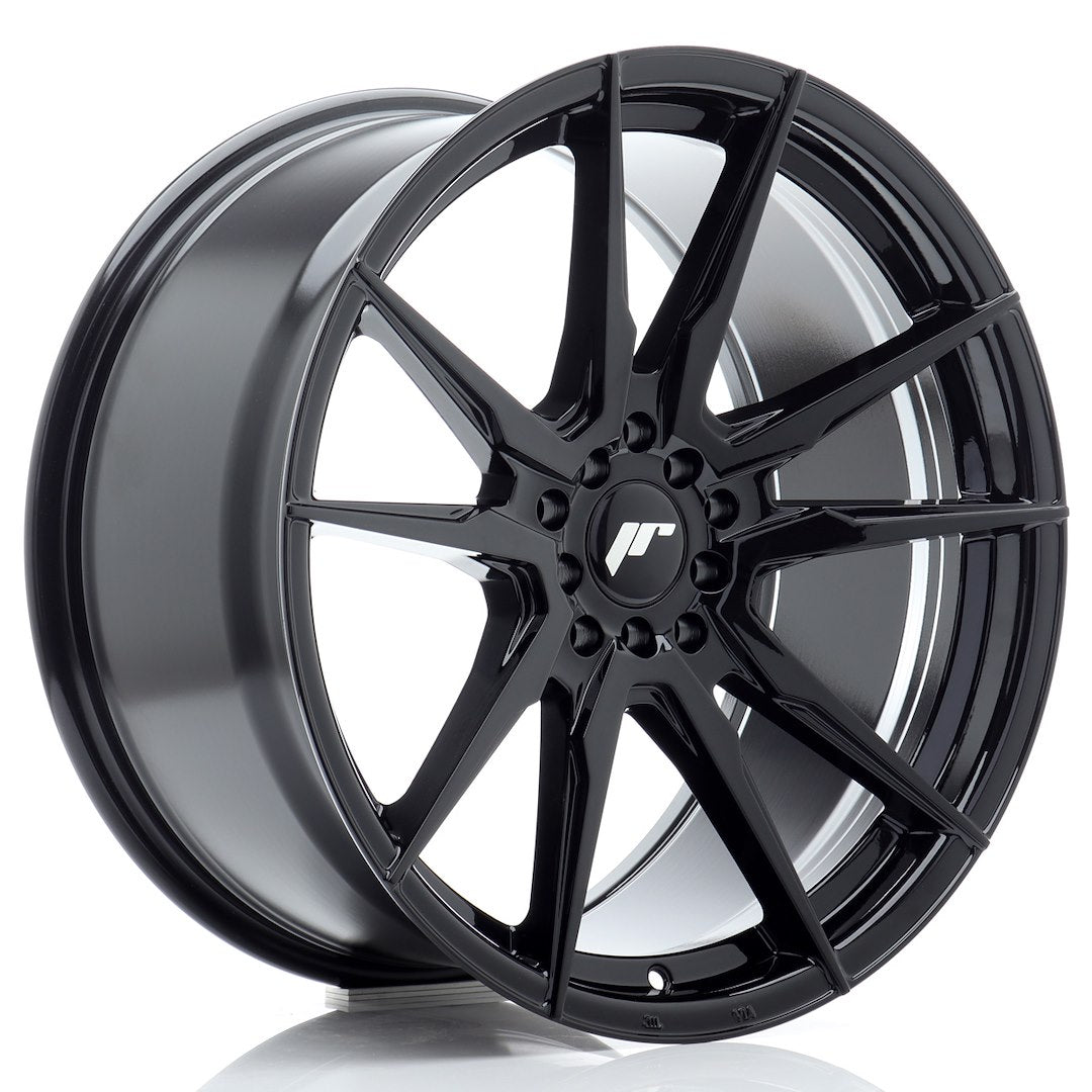 Felg JR Wheels JR21 19x9,5" Black – sett forfra