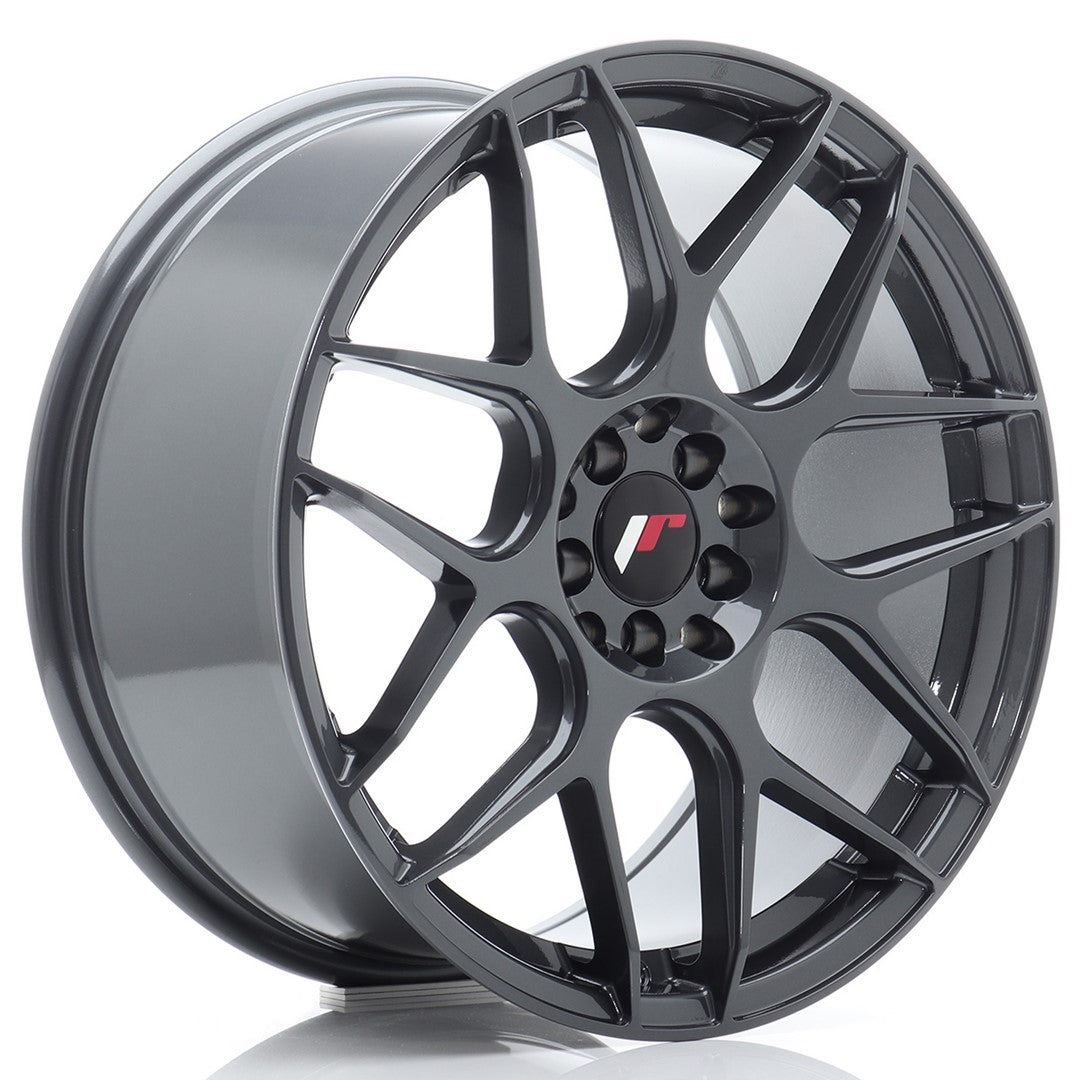 Felg JR Wheels JR18 18x8,5" Hyper Gray – sett forfra