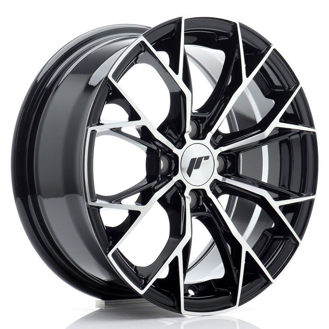 Felg JR Wheels JR49 15x6,5" Black – sett forfra
