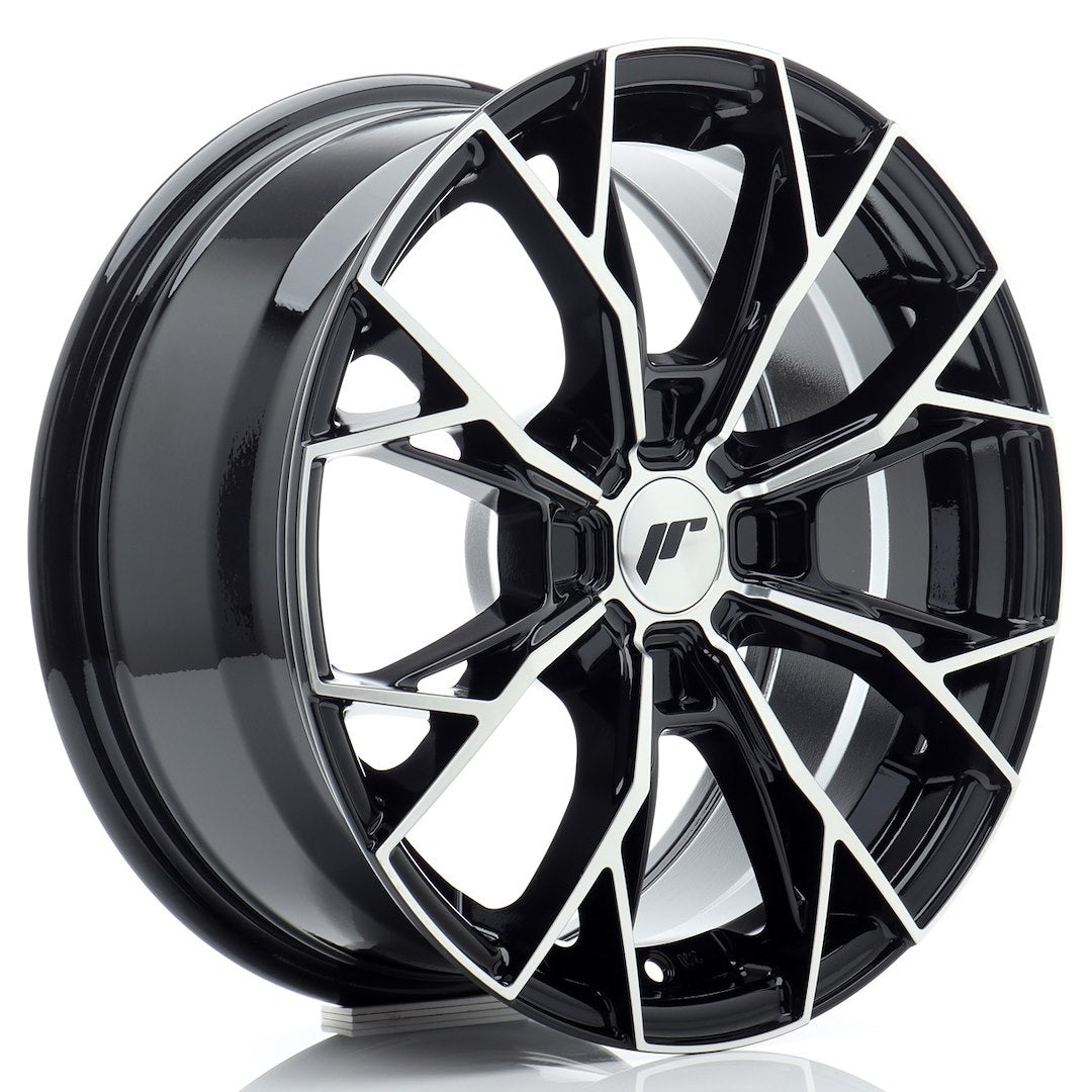 Felg JR Wheels JR49 16x7" Black – sett forfra