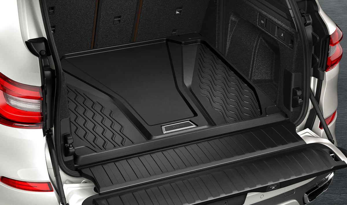 BMW OEM bagasjeromsmatte til Bmw X5 (G05) – svart matt med X5 logo