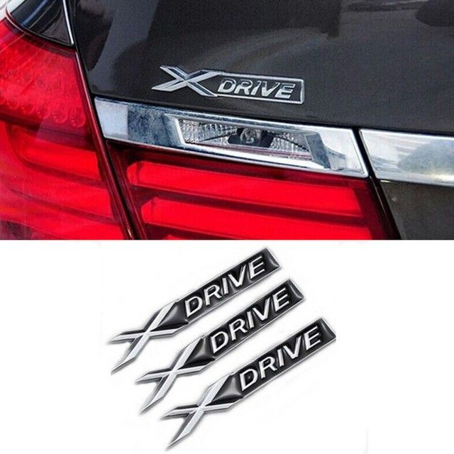 Emblem/logo til Bmw emblemer X drive X3 X5 bokstaver m pakke for sideplassering med M3 utførelse