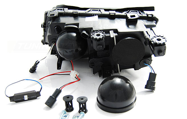 BMW E46 LED Angel Eyes svart