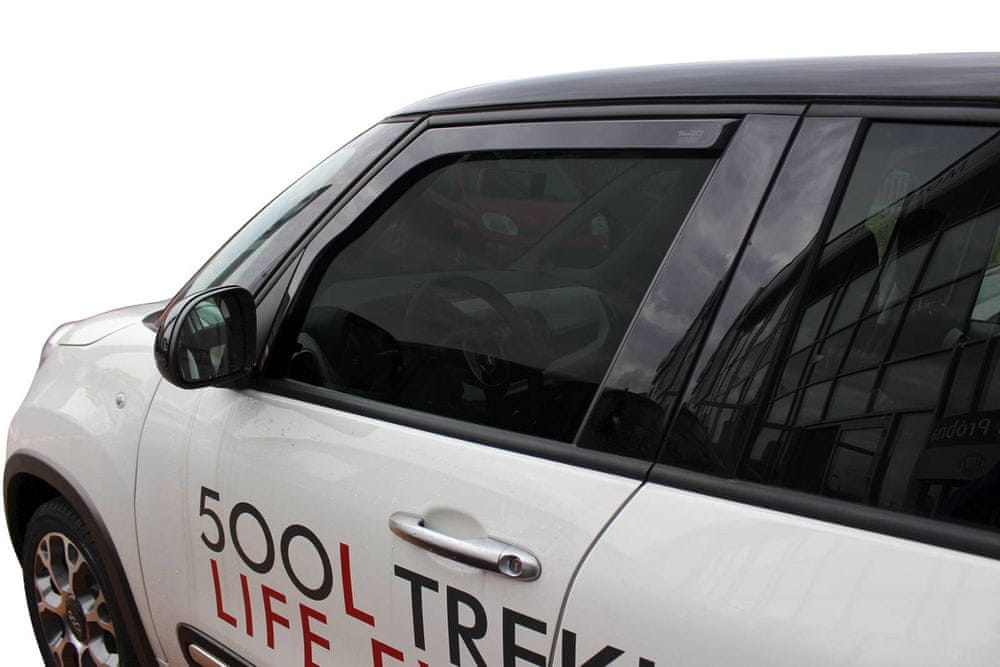 Heko vindavviser til Fiat 500L – TÜV-godkjent plexiglass