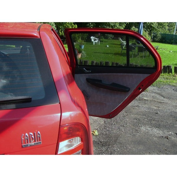 Solskjerm Skoda Fabia I (1999-2008) (2 stk) - sett bakfra
