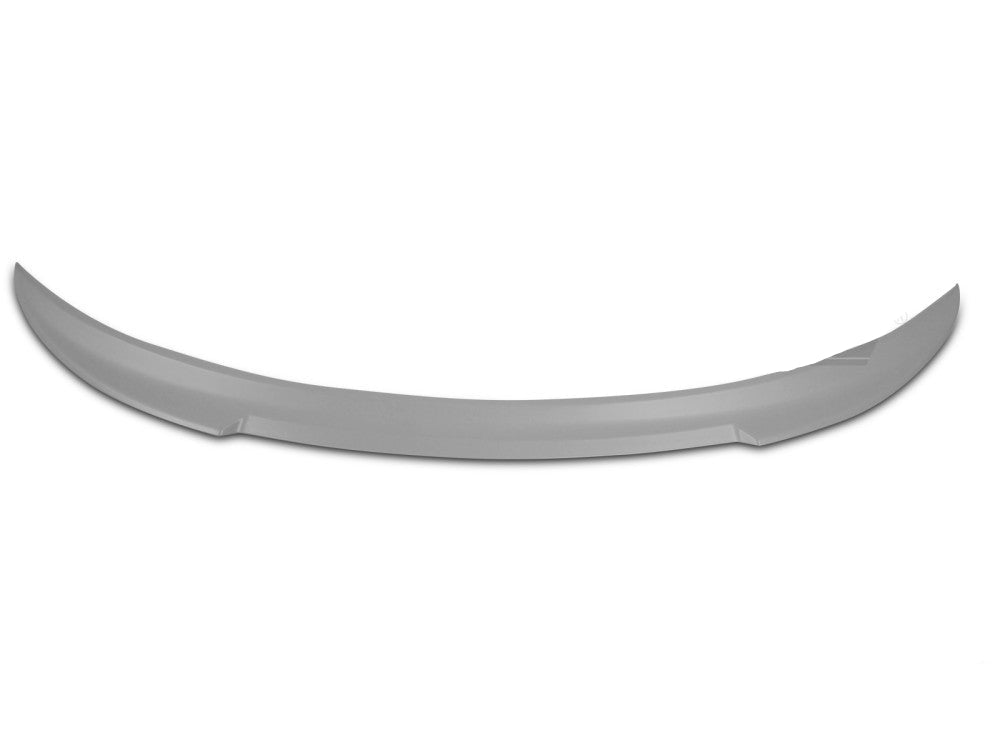 Bagasjespoiler Sport til BMW E90 05-11 sett rett forfra på hvit bakgrunn.