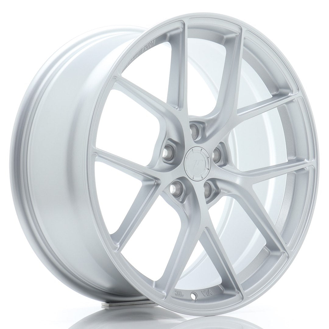 Felg JR Wheels SL01 19x8,5" Silver – sett forfra