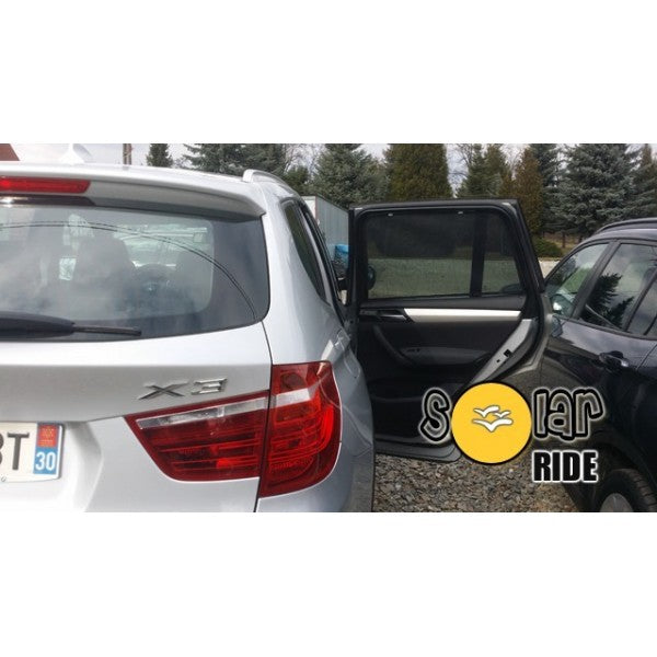 Solskjerm Bmw X3 (F25) (2010-2017) (4 stk) - sett bakfra