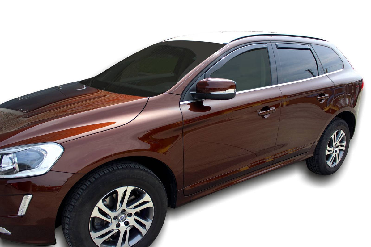 Heko vindavviser til Volvo XC60 I / sett 4 stk. – PMMA Plexi materiale