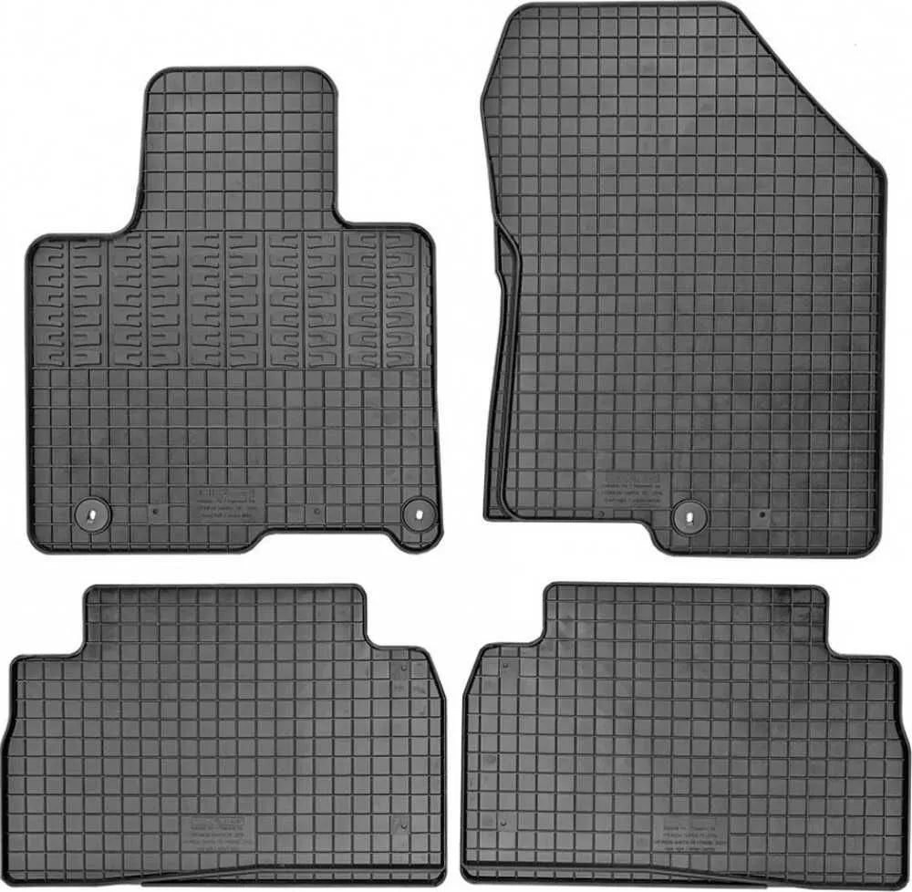 CikCar gummimatter til Hyundai Santa Fe IV (2018-2024) – antiskli, luktfri, 10 mm kant, svart matt