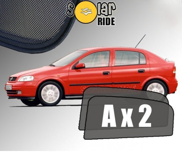 Solskjerm Opel Astra G (1998-2009) (2 stk) - sett forfra