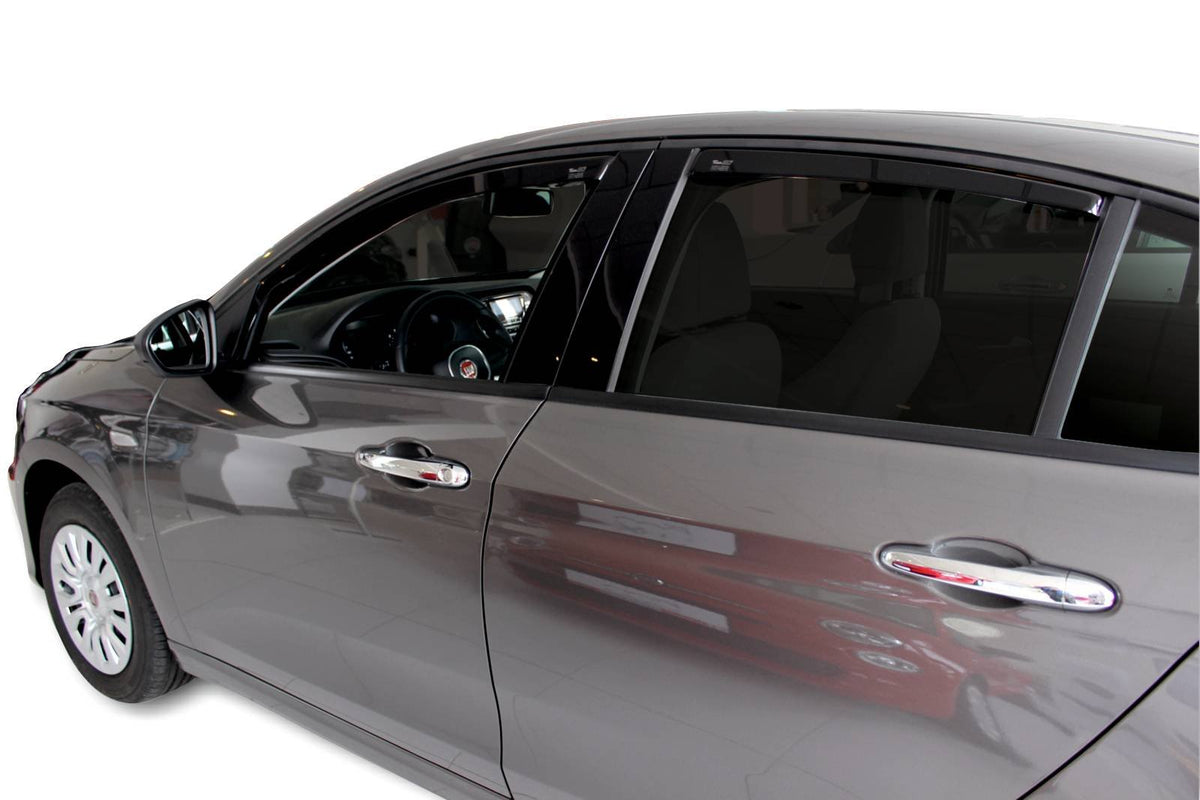 Vindavviser Fiat TIPO 4/5-dørs ,HATCHBACK (2016-) – PMMA Plexi - detaljer