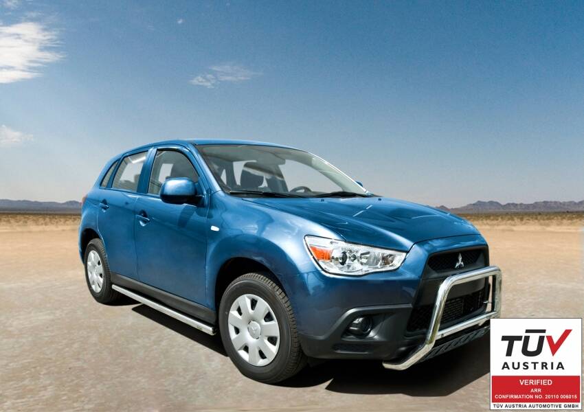 Stigtrinn Steeler i polert krom til Mitsubishi ASX 2012-2016, rustfritt stål og enkel montering