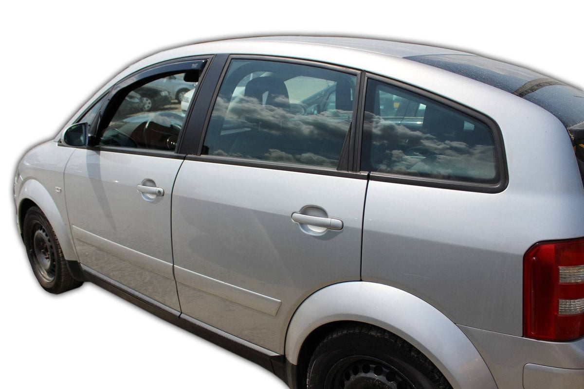 Heko vindavviser til Audi A2 5-dørs – sort transparent finish