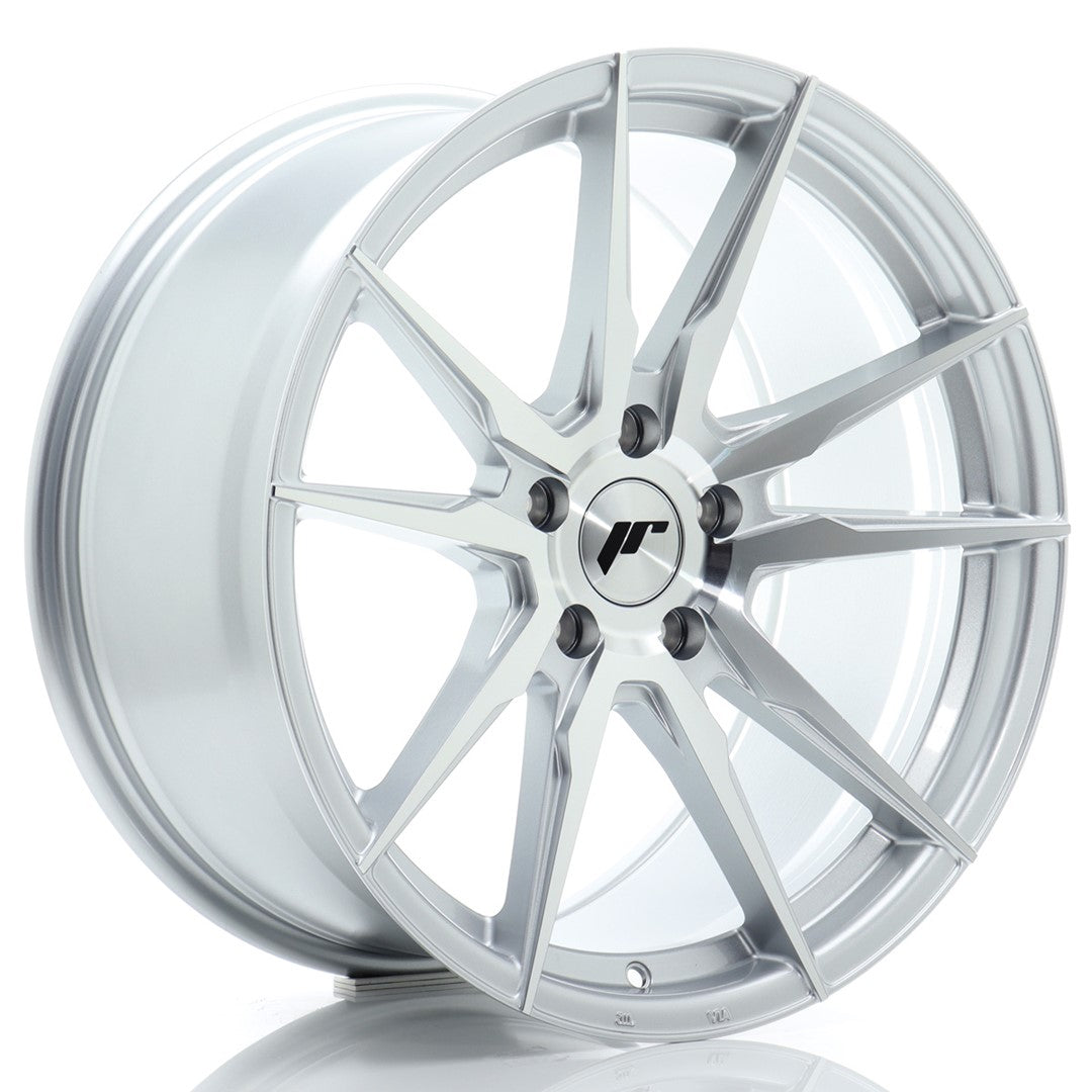 Felg JR Wheels JR21 19x9,5" Silver – sett forfra