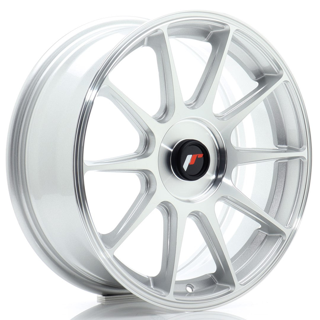 Felg JR Wheels JR11 17x7" Silver – sett forfra