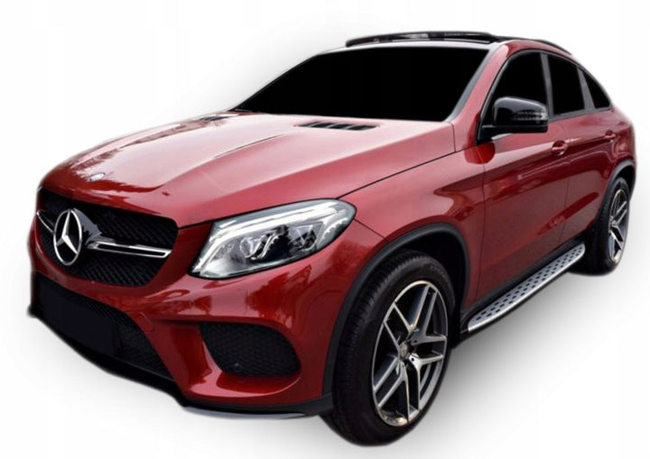 Stigtrinn Scoutt til Mercedes GLE Coupe (C292) i aluminium med enkelt monteringssett