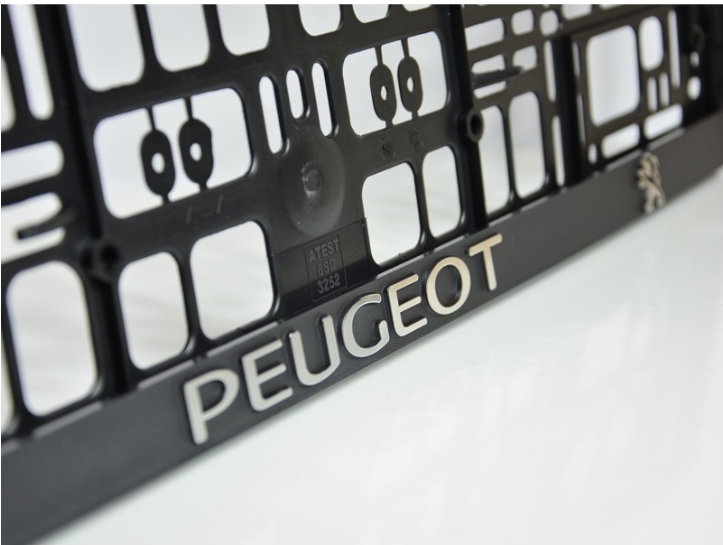 Emblem Peugeot 3D logo - detaljer