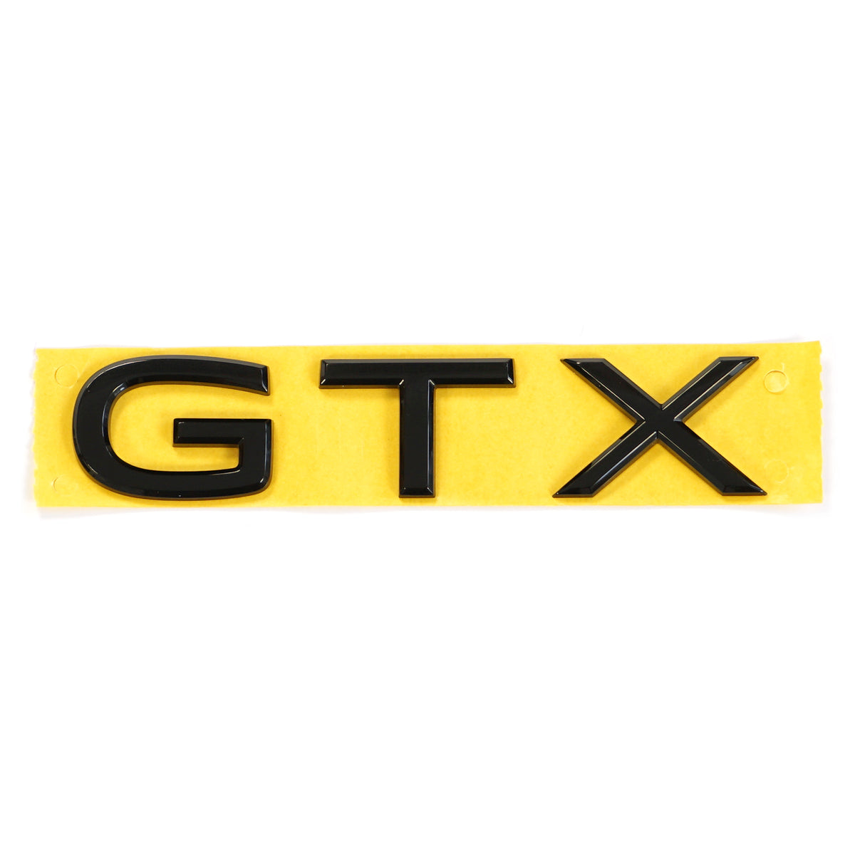 Emblem Vw GTX ID.4 / VW ID.5 Black Glossy - sett bakfra
