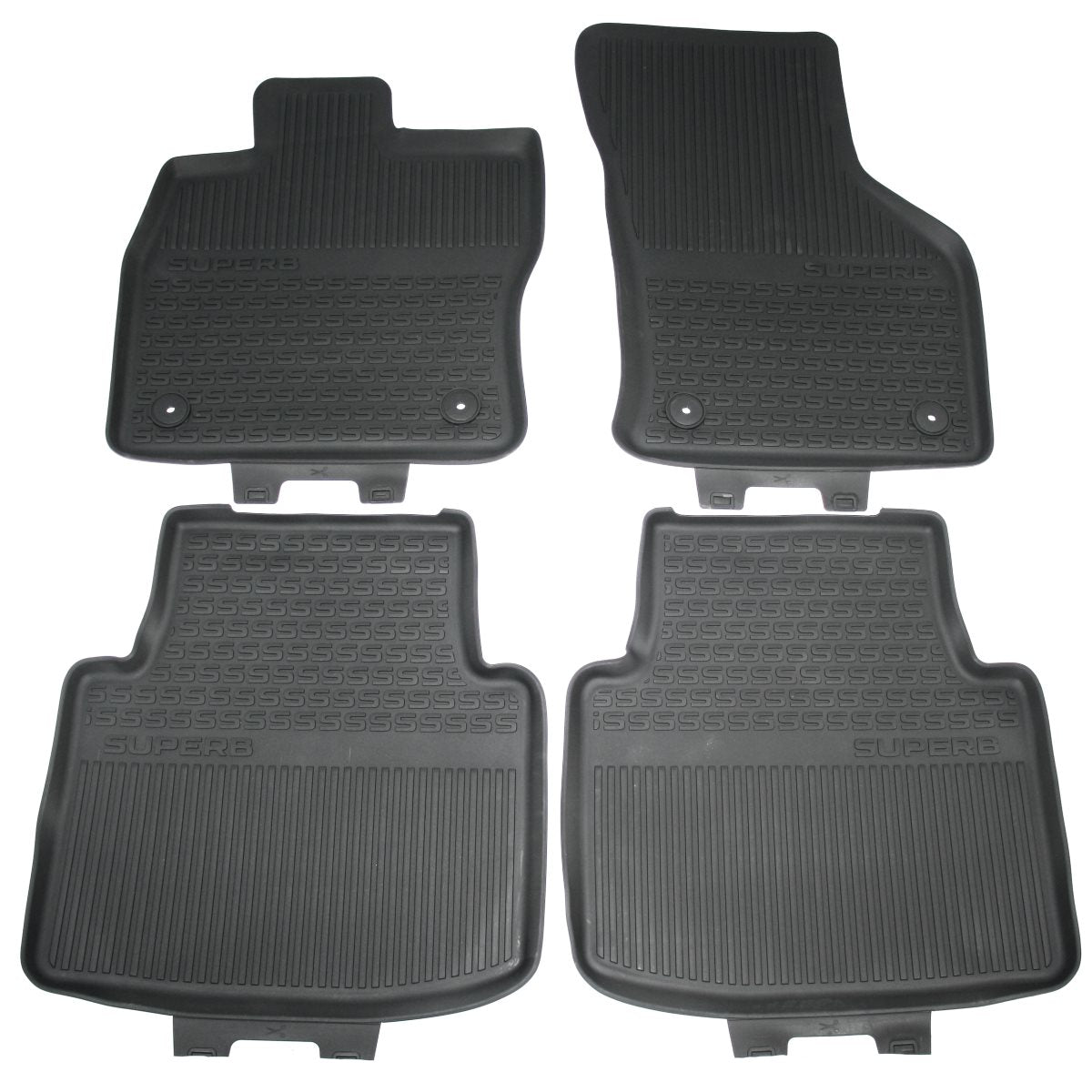 Gulvmatter Skoda Superb III (2015-2024) – TPE Gummi | VAG OEM - detaljer