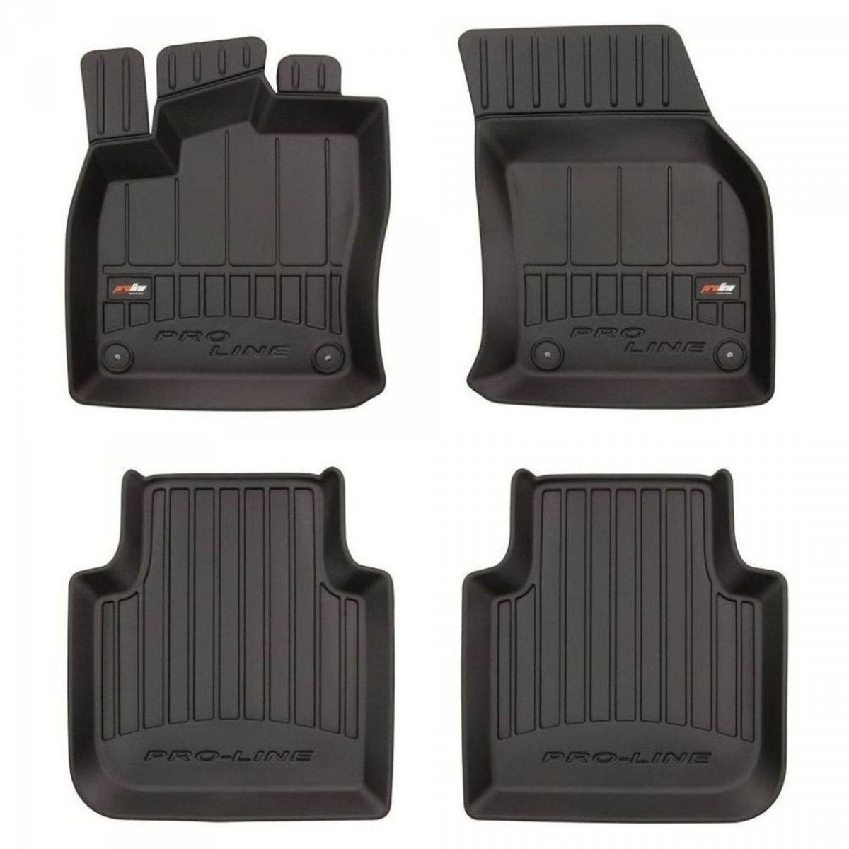 Frogum 3D Premium gulvmatter til Seat Tarraco (2018-2024) – svart TPE med høy sidekant