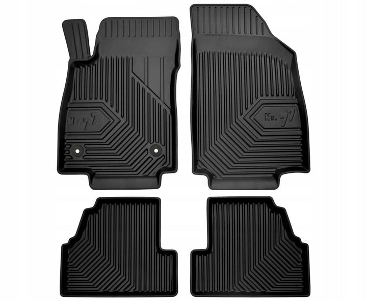 Frogum 3D Premium gulvmatter i TPE til Opel Mokka X 2012-2019 – svart sett á 4 med 40 mm sidekant
