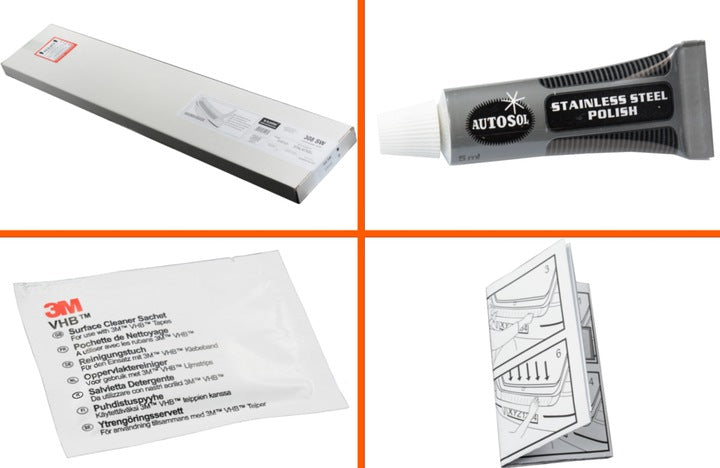 Bakfangerbeskytter Bmw X1 (E84) LCI (2013-2015) – Rustfritt stål - detaljer