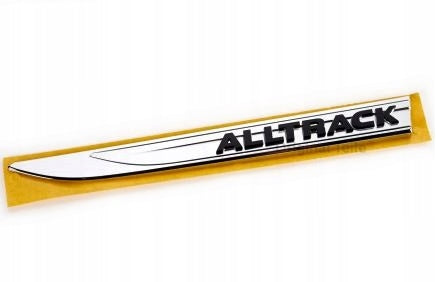 Emblem/logo til Vw Alltrack () i sølv og svart for venstre framskjerm til Passat B8 Variant 2015-2020